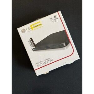LG Extension Slim Portable DVD Writer Black SP80NB80.AVAR70B